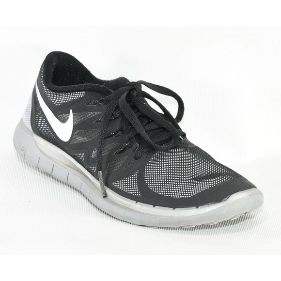 Nike Free 5.0 Flash Black Reflective Running Shoes 685169-001 (Women' Size US 6) - Picture 1 of 8